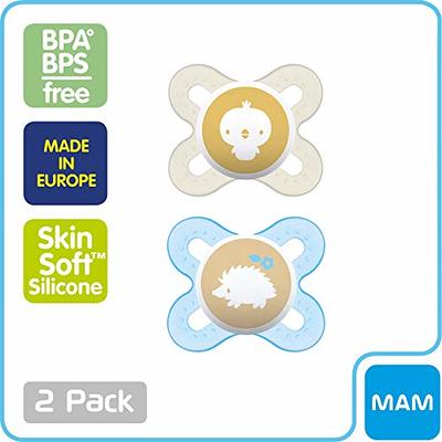 MAM Perfect Pacifier, 0-6 Months, Girl, 2 Pack