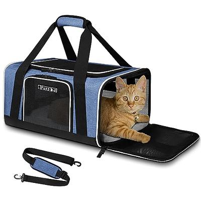 CUSSIOU Large Cat Carrier Dog Carrier, Pet Carrier for 2 Cats Large Cats,  Dog Carrier for Medium Small Dogs, Collaps… in 2023