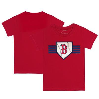 Philadelphia Phillies Tiny Turnip Women's Base Stripe T-Shirt - Red