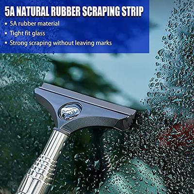 Car Side Mirror Squeegee, Metal Telescoping Mirror Squeegee Cleaner for All  Vehicles with 98cm Long Rubber Handles, Portable Extendable Car Rearview