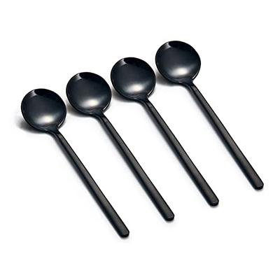 8 Pcs Coffee Stirrers Reusable 7.5 Inch Donut Swizzle Cocktail Spoon  Stainless Steel Long Handle Tall Spoon for Coffee Beverage Cocktail Drink,  Gold