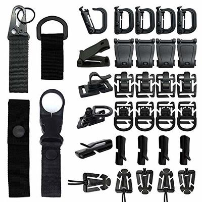 Tactical Molle Nylon Keychain Hook Web Carabiner Belt Buckle for Outdoor  Camping
