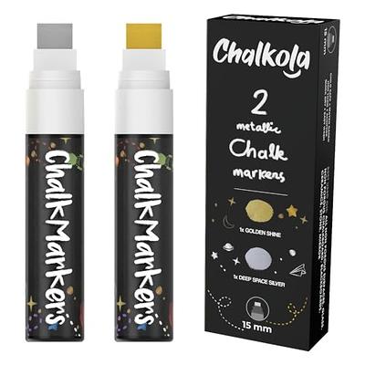 Funcils Fine Tip Chalk Markers for Chalkboard, Blackboard, Window, Labels,  Bistro, Glass, Car, Board (10 Pack, 3mm) - Wet Wipe Erasable Ink, 3mm  Reversible Tip Liquid Chalk Pens - Yahoo Shopping