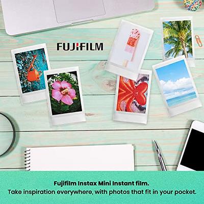 Fujifilm Instax Mini 11 Instant Camera Blush Pink + Custom Case + Fuji  Instax Film Value Pack (50 Sheets) Flamingo Designer Photo Album for Photos