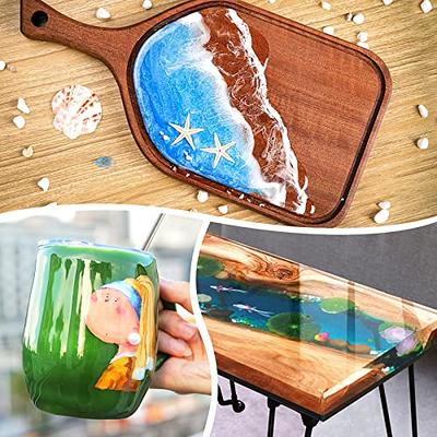 Crystal Clear Epoxy Resin 1 Gallon Kit | Great for Wood Projects BarTops  River Tables Tumblers Artist Quality| Two Part Kit Includes Resin and