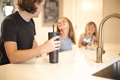 Simple Modern Classic Insulated Tumbler with Straw and Flip Lid, Stainless  Steel Water Bottle 