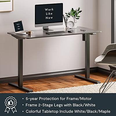 FlexiSpot Whole-Piece Electric Height Adjustable Standing Desk Home Office  Desk