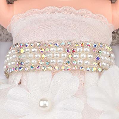 990 Pieces Self-Adhesive Pearl Stickers Flat Back Pearl Stick on White  Pearl Appliques Embellishments for Makeup Nail Face Body Earrings Eye Arts