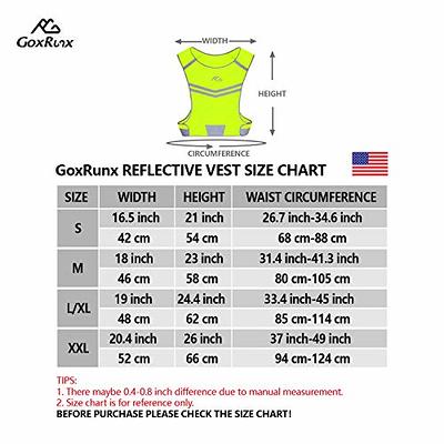 GoxRunx Reflective Running Vest Gear Ultralight & Comfortable Cycling  Motorcycle Reflective Vest-Large Zippered Inside Pocket & Adjustable Waist- High  Visibility Night Running Safety Vest (Yellow, M) - Yahoo Shopping