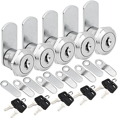 6 Pcs Mailbox Lock, 5/8inch Cabinet Locks And Cam Locks For Toolbox Keyed  Alike, Secure Drawer And