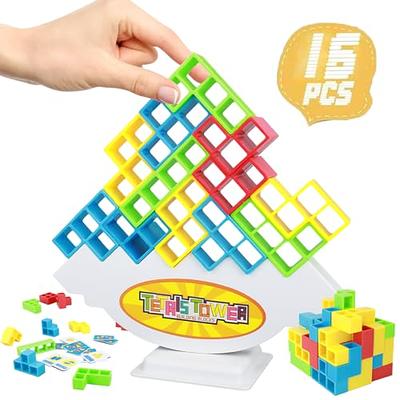 Board Games For Kids & Adults Tetra Tower Balance Stacking Toys Building  Blocks Perfect For Family Games,Parties,Travel