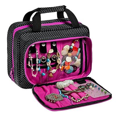 COOSKY Travel Hanging Toiletry Bag for Women, Holds Full-Size Shampoo, with  Jewelry Organizer Compartment, Extra Large Makeup Bag, Waterproof Cosmetic