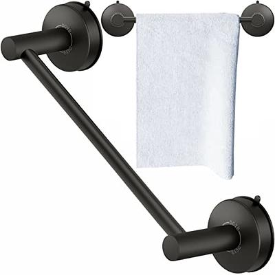 DGYB Large Suction Cup Hooks for Shower Set of 2 Brushed Nickel Towel Hooks for Bathrooms Wall Mounted Sus 304 Stainless Steel Moder