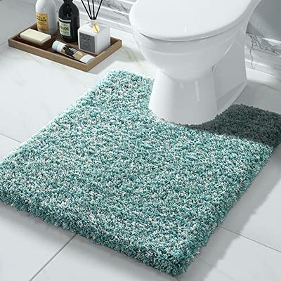 Bohumil Luxury Chenille Super Soft Absorbent Microfiber Rectangle Non-Slip Bath Rug Latitude Run Color: Light Gray, Size: 24 W x 60 L