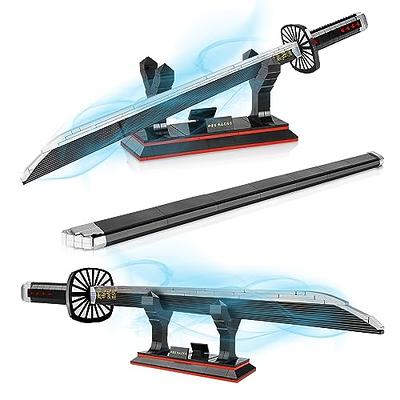 Jorumo Demon Slayer Swords Building Sets for Adults and Kids, 39in Tomioka  Giyuu Sword Building Block with Scabbard and Stand, Anime Sword Building