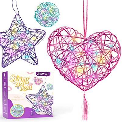 Dan&Darci Art Craft Kit for Kids - Unicorn & Star String Art Set for Girls  & Boys Ages 8-12 - Arts and Crafts Gifts