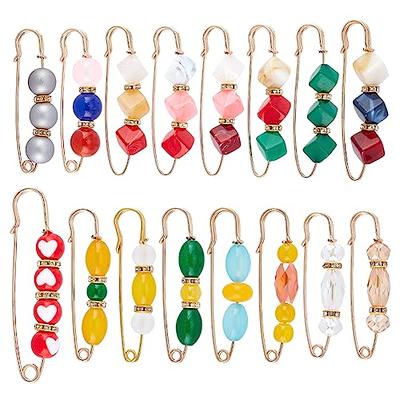 YOUYUZU 3PCS Crystal Big Safety Pin Jewelry Brooch Pet Knit Scarf Lapel or  Collar Brooch Pin for Women - Yahoo Shopping