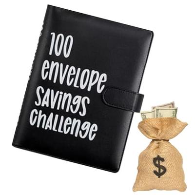 Sooez A6 Budget Binder with Savings Challenge Game, Money Saving