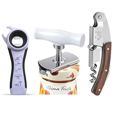 5 in 1 Lids off Jar Opener, Bottle Opener, Ideal For Women, Kids