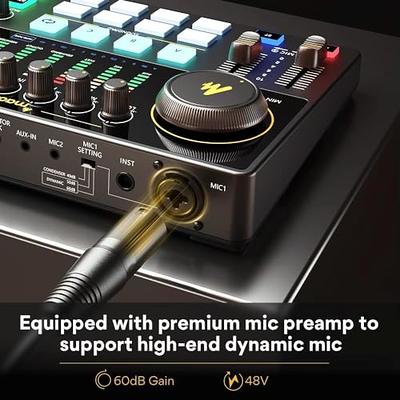 MAONO Podcast Equipment Bundle with Audio Interface and XLR