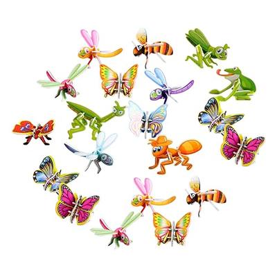 Eugy Red Dragon 3D Puzzle, 24 Piece Eco-Friendly Educational Toy