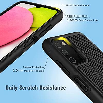 For Samsung Galaxy A03S Phone Case Heavy Duty Shockproof Rugged TPU Armor  Cover