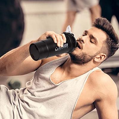 XTKS Shaker Bottle - Protein Shaker Cup with Storage Compartments -  Leak-proof Workout Shake Bottles…See more XTKS Shaker Bottle - Protein  Shaker Cup