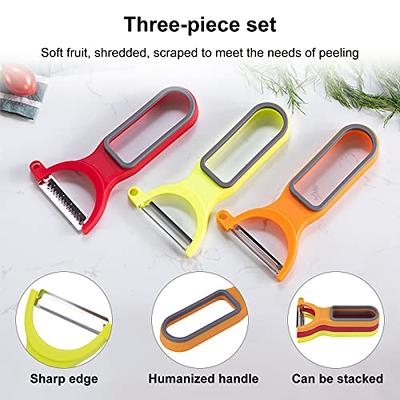 Otevy Mos 3 Pack Peelers Set for Serrated and Julienne Peeler Vegetable  Peeler Potato Peeler - Yahoo Shopping