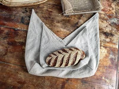 Linen Bread Basket, Organic Food Storage, Plant Pot Linen Bag, Cloth Bread  Basket, Reusable Food Storage Bag, Washable Linen Bread Basket 