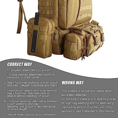 How to Attach MOLLE Webbing Accessories