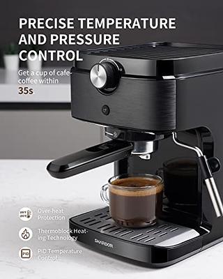 SHARDOR Espresso Machine 15 Bar Fast Heating Expresso Coffee