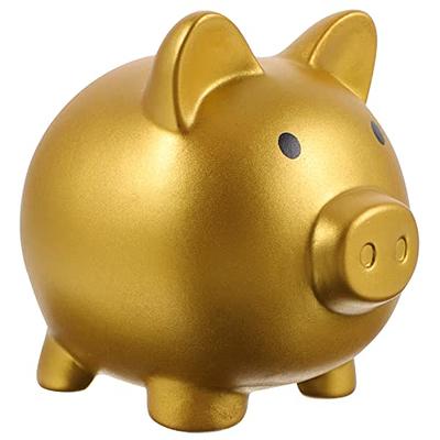 Gold Ceramic Pig Piggy Bank, Piggy Bank Gold Money Box