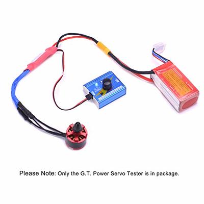 1-pack Rc Servo Tester 3ch Ecs Consistency Speed Controller Power