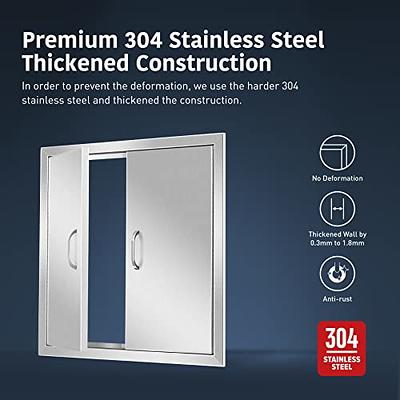 Stainless Steel 304 Anti-rust Storage Rack, Kitchen Cabinet Built