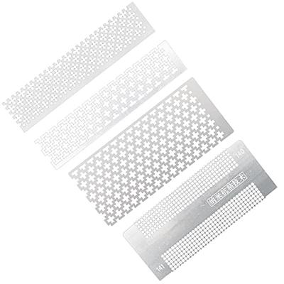 4Pcs Diamond Painting Ruler, Stainless Steel Diamond Mesh Ruler, 250, 432  and 599 Blank Grids 5D Diamond Painting Kit Ruler DIY Rhinestone Embroidery Painting  Ruler Full Drill & Partial Drill - Yahoo Shopping