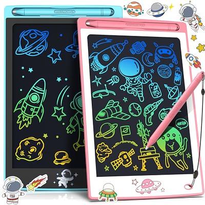 LCD Writing Tablet, SS 10 Inch Kids Writing Board Doodle Drawing Pad,  Toddler Learning Toys for Ages 3 4 5 6 7 8 Boys Girls Birthday Gifts-Pink