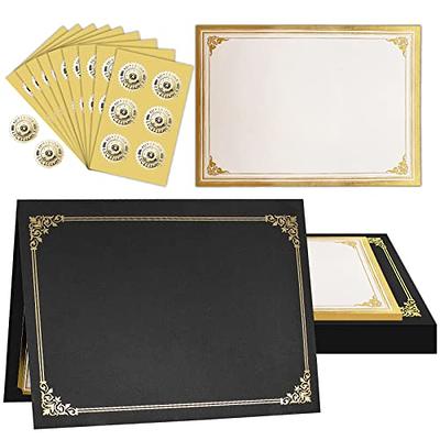 35 Pack Gold Foil Blank Certificate Paper 8.5'' x 11'' for Printing Diploma  Paper for Graduation Achievement Awards Certificates for Recognition -  Yahoo Shopping