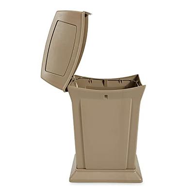 Commercial trash can Rubbermaid Ranger plastic, beige