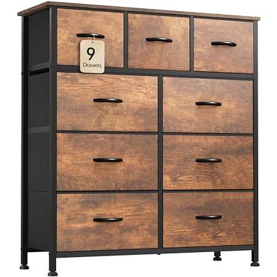 Yitahome  Tall Dresser With 12 Drawers Fabric Storage Tower