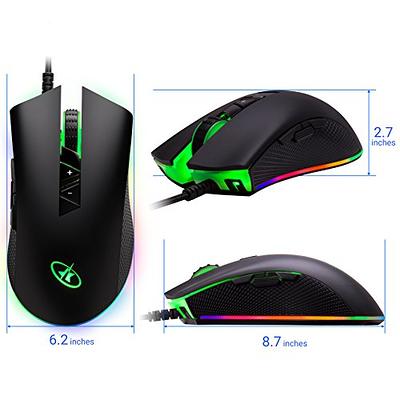  Redragon Gaming Mouse, Wireless Mouse Gaming with 8000 DPI, PC  Gaming Mice with Fire Button, RGB Backlit Programmable Ergonomic Mouse Gamer,  Rechargeable, 70Hrs for Windows, Mac Gamer, Black : Redragon: Video
