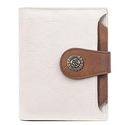 RFID Blocking Women Wallet Small Leather Credit Card Holder Mini Bifold  Purse US