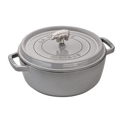 King Kooker 8 qt. Round Pre-Seasoned Cast-Iron Dutch Oven with Lid