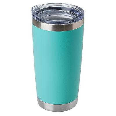 Grandties 16 oz Wine-Glass Shape Insulated Coffee Mug with Handle