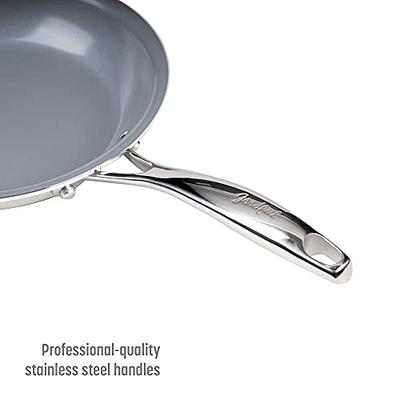 Flamingpan 12 Piece Nonstick Pots and Pans Sets,Kitchen Cookware with  Ceramic Coating,Dishwasher Safe,Frying Pan Set with Lid, Induction Pots and  Pans