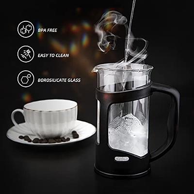 RAINBEAN Mini French Press Coffee Maker 1 Cups, 12oz Coffee Press, Perfect  for Coffee Lover Gifts Morning Coffee, Maximum Flavor Coffee Brewer with  Stainless Steel Filter, 350ml - Small - Yahoo Shopping