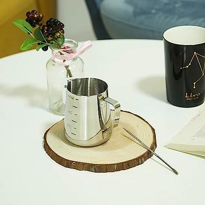 Milk Frothing Cup Espresso Steaming Cup Stainless Steel Milk Cup Milk  Frothing Pitcher Coffee Cup