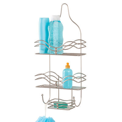 Bath Bliss 4 Tier Tensions Corner Shower Caddy, Shelves, Gold