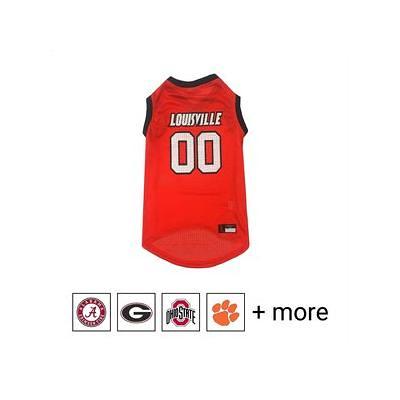 Louisville Cardinals dog stretch jersey big dog size