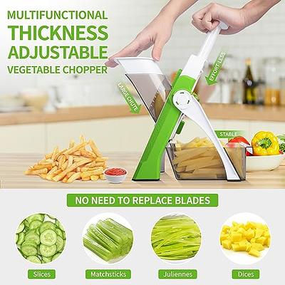 Geedel Food Chopper, Easy to Clean Manual Hand Vegetable Chopper Dicer,  Dishwasher Safe Slap Onion Chopper for Veggies Onions Garlic Nuts Salads