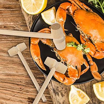 Wood Hammer Seafood Lobster Tool Mini Wooden Crab Mallets Child